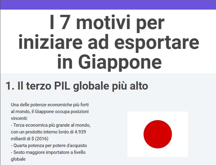 I 7 buoni motivi per esportare in Giappone